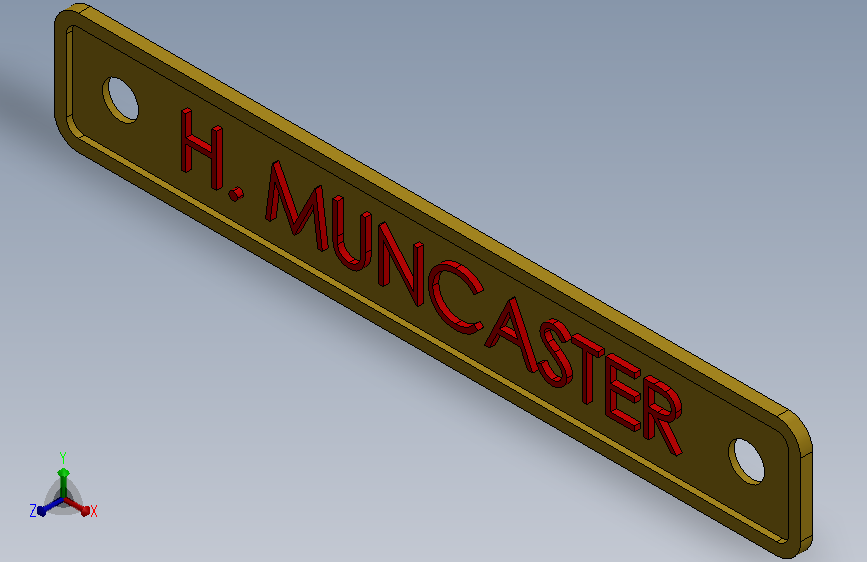 name plate h.muncaster.SLDPRT_铭牌 h.muncaster