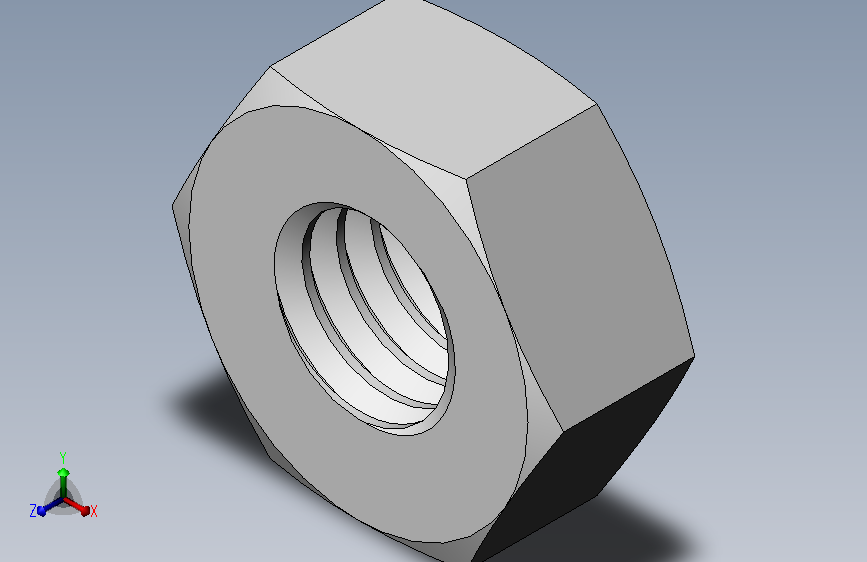 NUT M4.SLDPRT_M4螺母