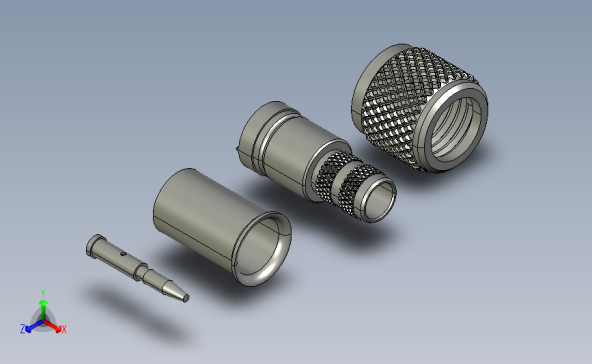 Amphenol mini-UHF 2.5 GHz（L 波段）插头连接器