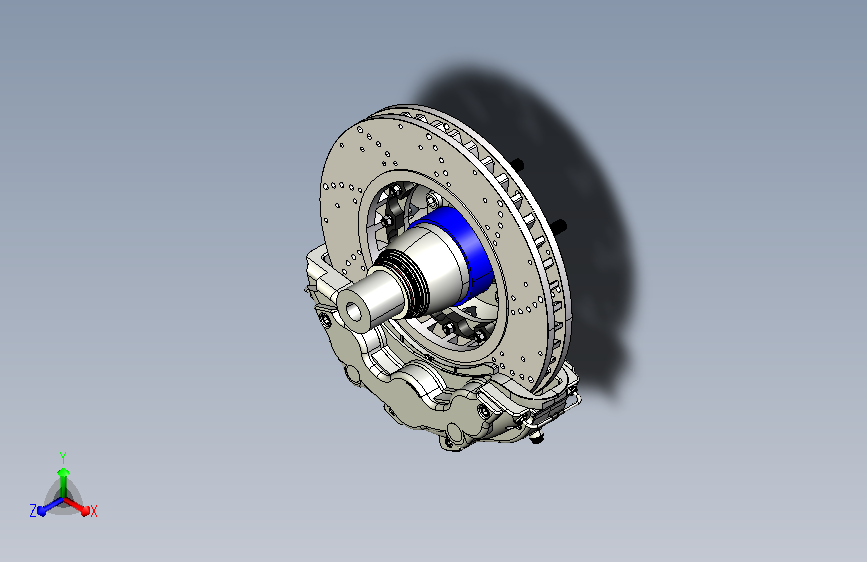 刹车卡钳 catia