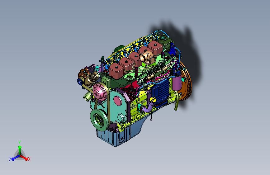 商用柴油内燃动力主机