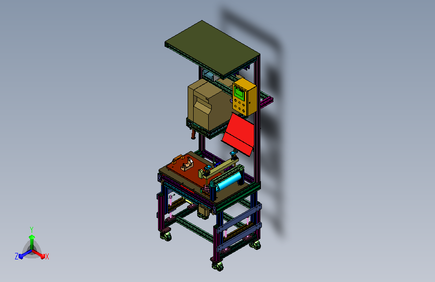 整车灯具组立加工机具