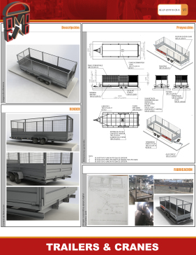 Domocad3d 拖车和起重机IGES