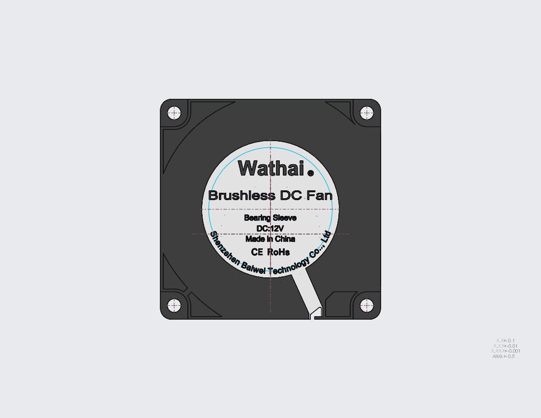Wathai 40x40x10 12V 风扇”