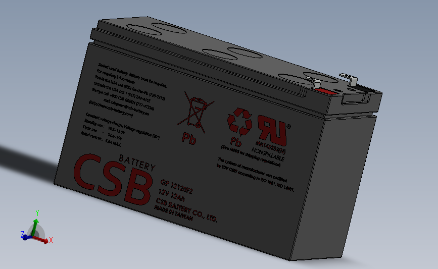 12V 12Ah 密封电池sw