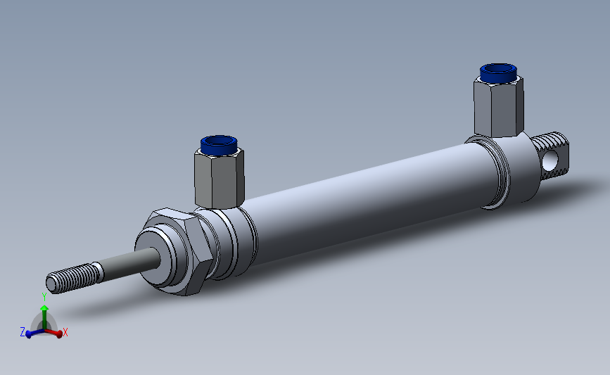 带连接器的 75mm 气动活塞