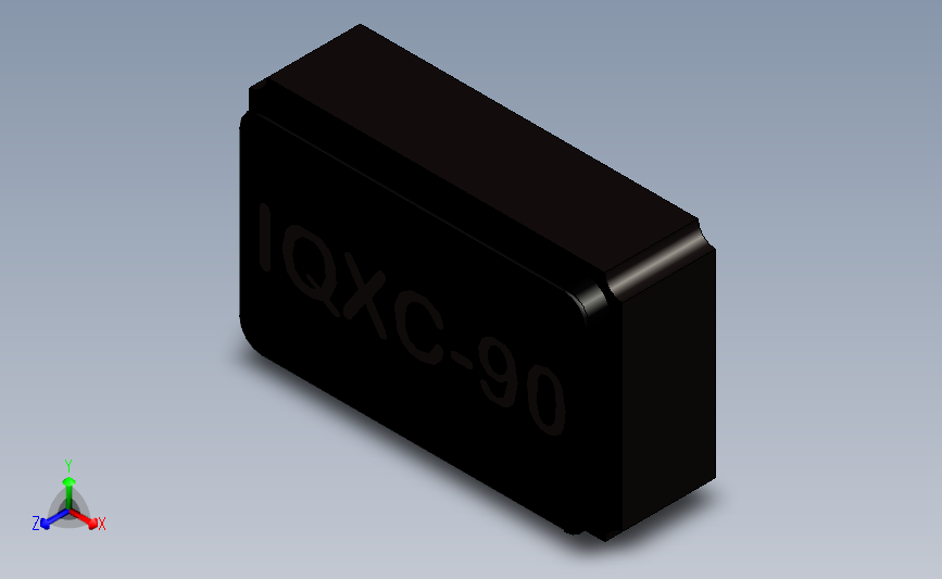 用于印刷电路板的 SMD 石英晶体 IQXC-90