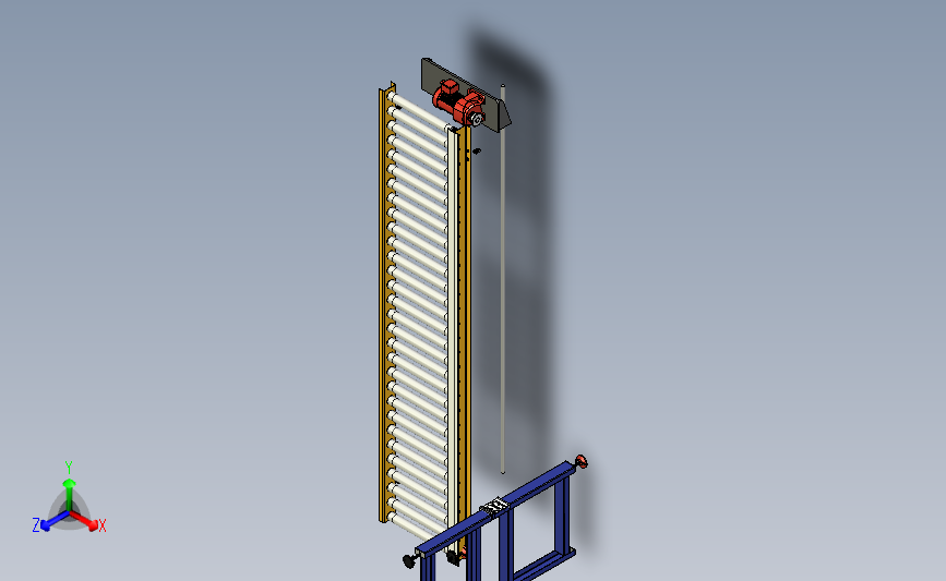 动力滚筒输送机 - 双链轮