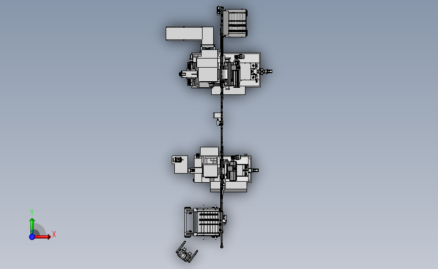 全自动无心磨床流水线