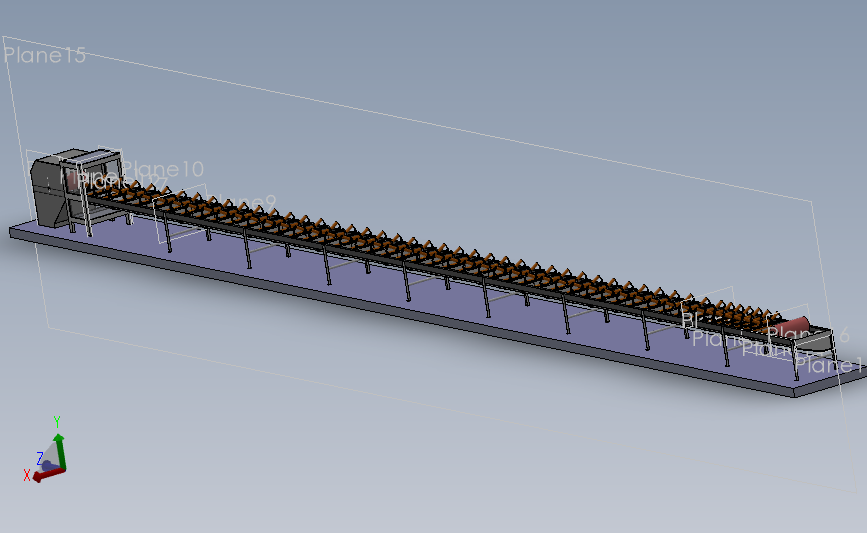 覆盖便携式输送机