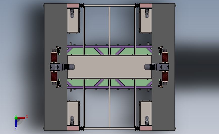 集装箱起重吊车 Solidworks 2018 模型图纸下载 懒石网