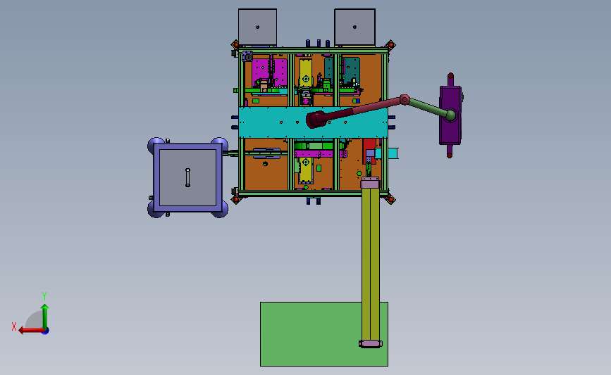 全自动塑料壳链轮式组装机_SOLIDWORKS 2017_模型图纸下载 – 懒石网