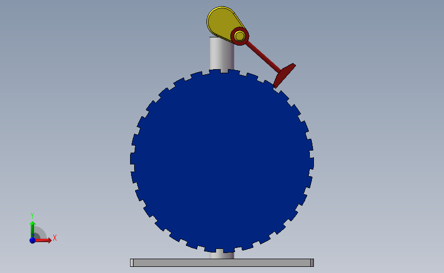 棘轮机构 Solidworks 2020 模型图纸免费下载 懒石网