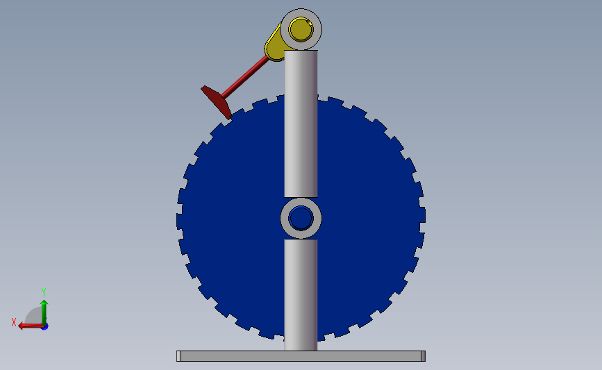 棘轮机构 Solidworks 2020 模型图纸免费下载 懒石网