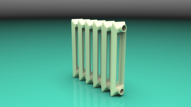 散热器3D模型