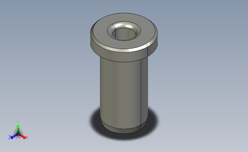 bufa-d5-l20精密衬套-法兰型.stp