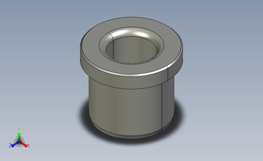 bufa-d15-l20精密衬套-法兰型.stp