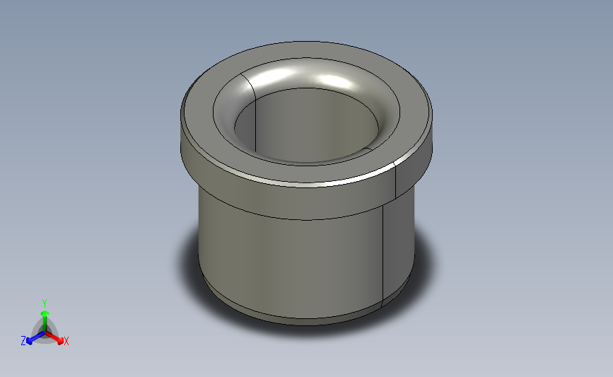 bufa-d20-l20精密衬套-法兰型.stp