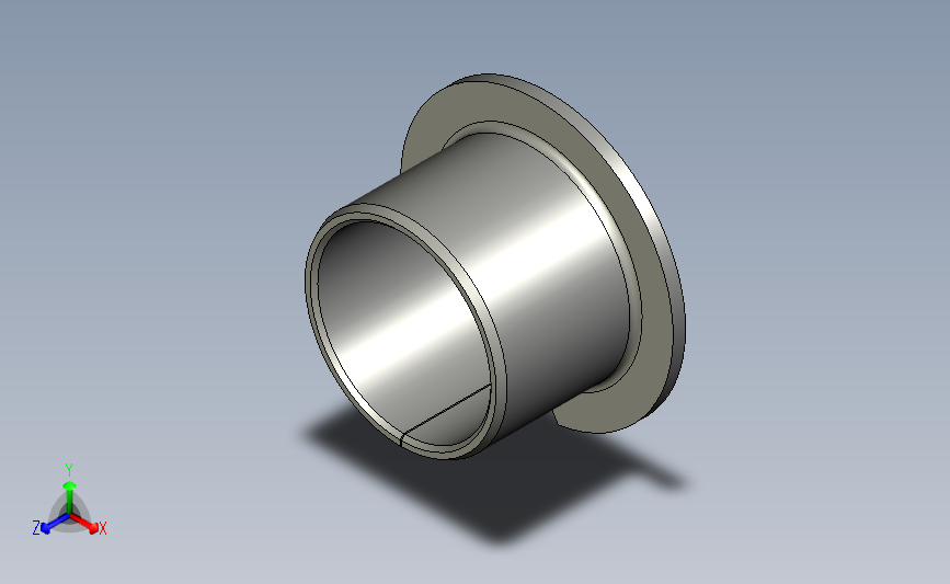 BUFK-D14-L12复合型无油衬套-带肩型.stp