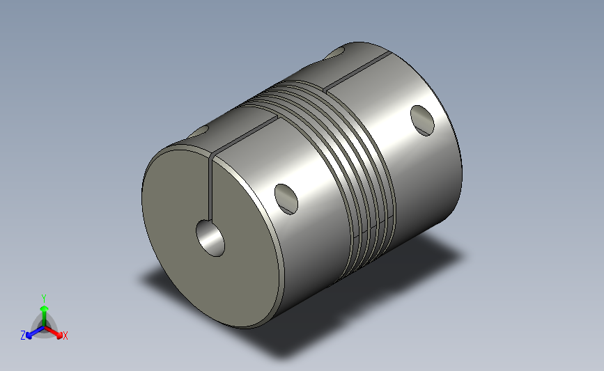 cpnb-d25螺纹沟槽式联轴器-夹持型.stp