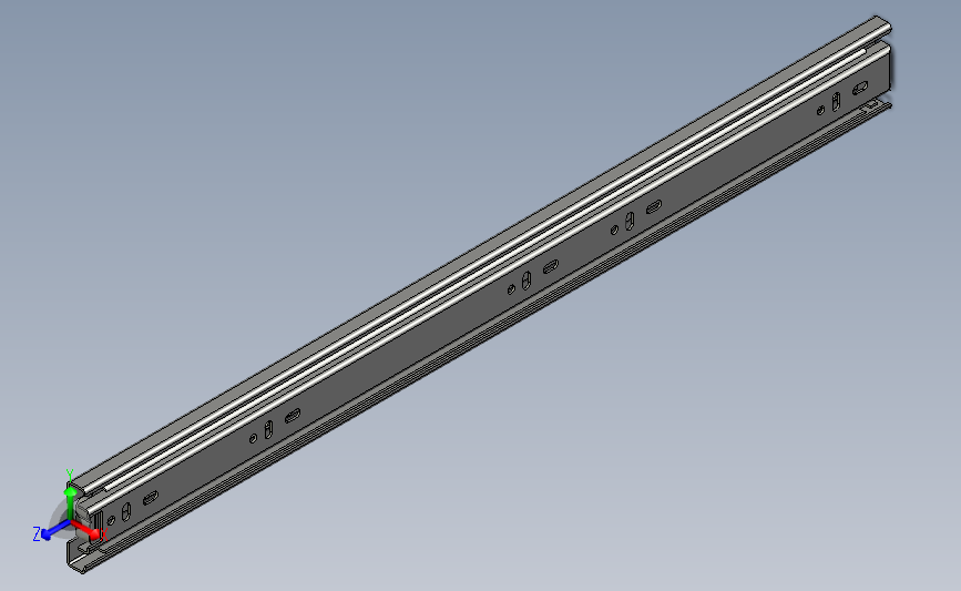 drs-500抽屉滑轨-标准型.stp