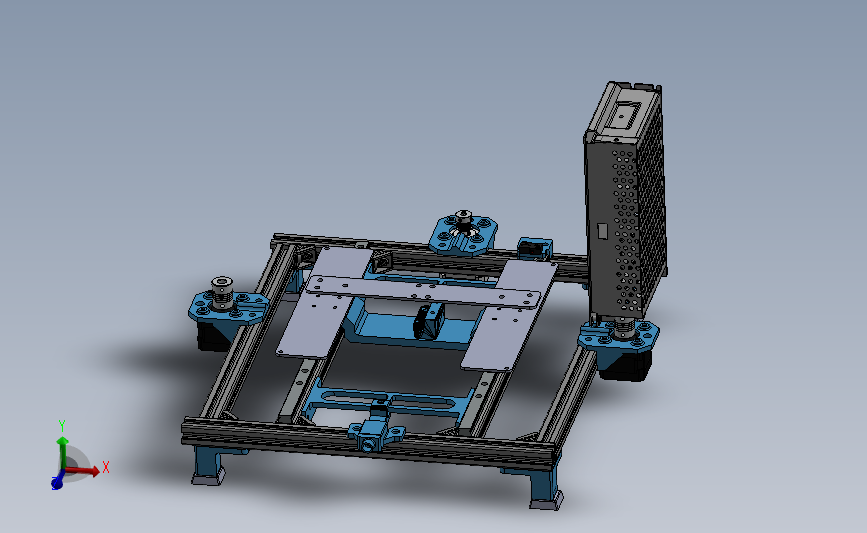 Anet A8 直线导轨sw 