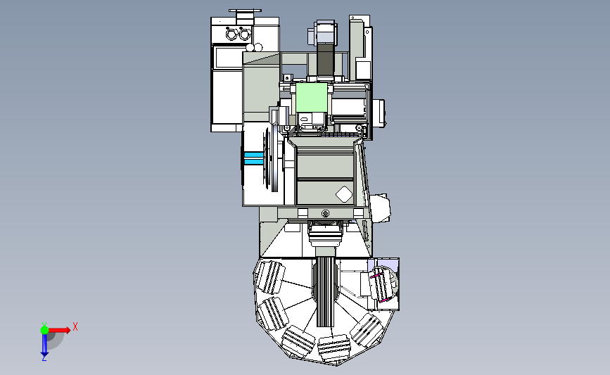 vc400 -haas CNC数控 4 轴加工中心模型_STEP_模型图纸下载 – 懒石网