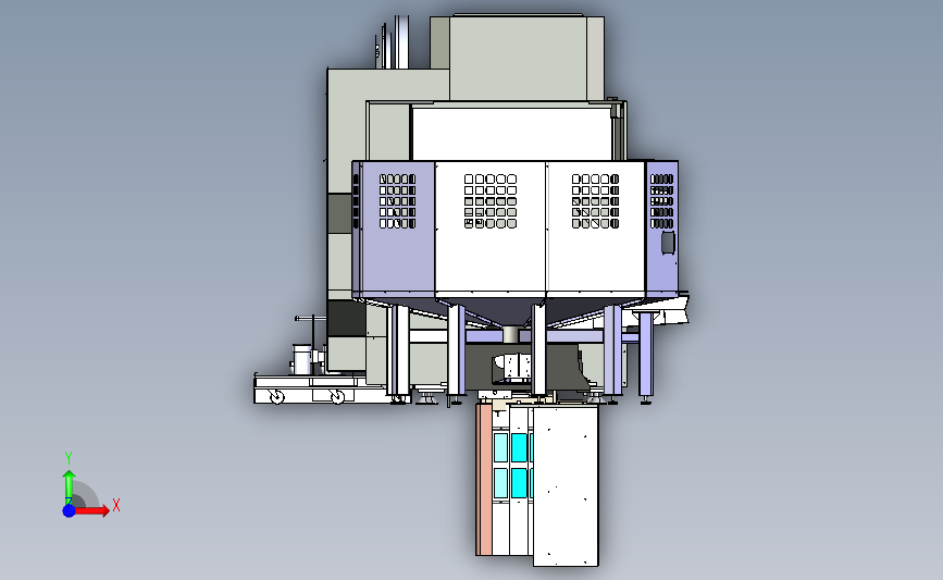 vc400 -haas CNC数控 4 轴加工中心模型_STEP_模型图纸下载 – 懒石网