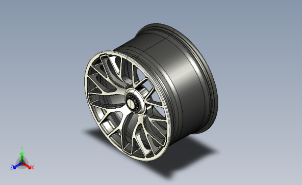 WHEEL-保时捷 911轮毂catia