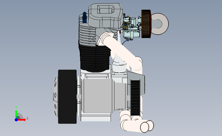 哈雷戴维森 Evo 发动机sw_SOLIDWORKS 2018_模型图纸下载 – 懒石网