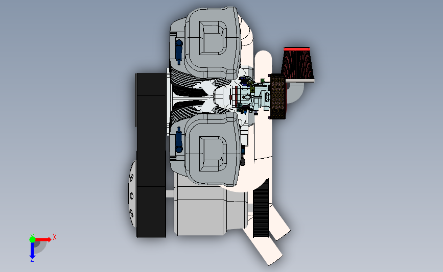 哈雷戴维森 Evo 发动机sw_SOLIDWORKS 2018_模型图纸下载 – 懒石网
