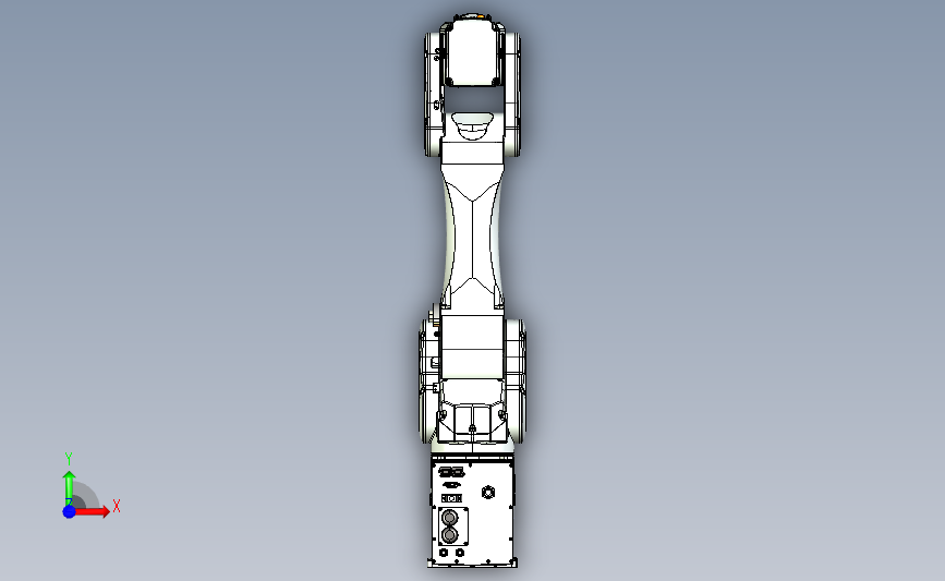 6 轴机器人C8-A1401C_asm 正面视图
