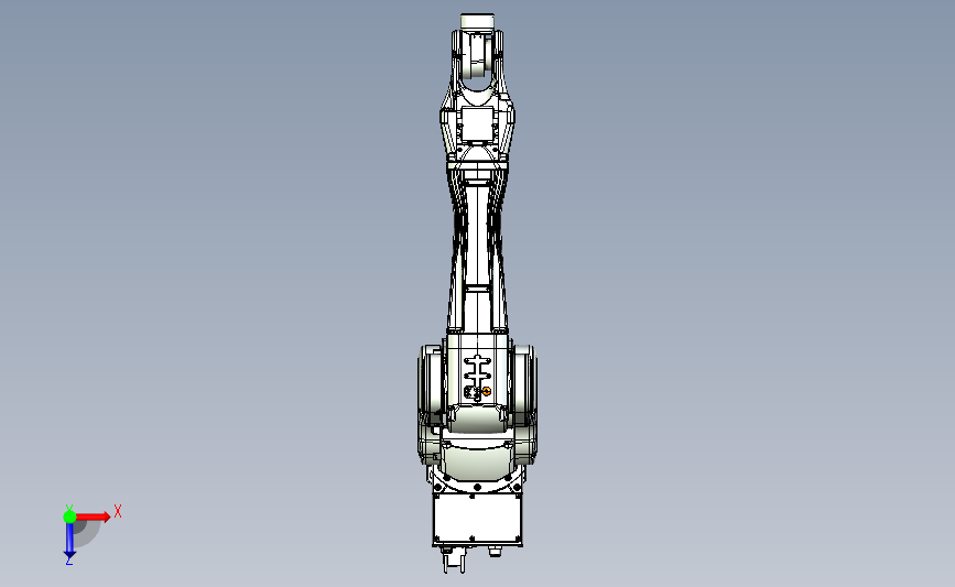 6 轴机器人C8-A1401C_asm 俯视图