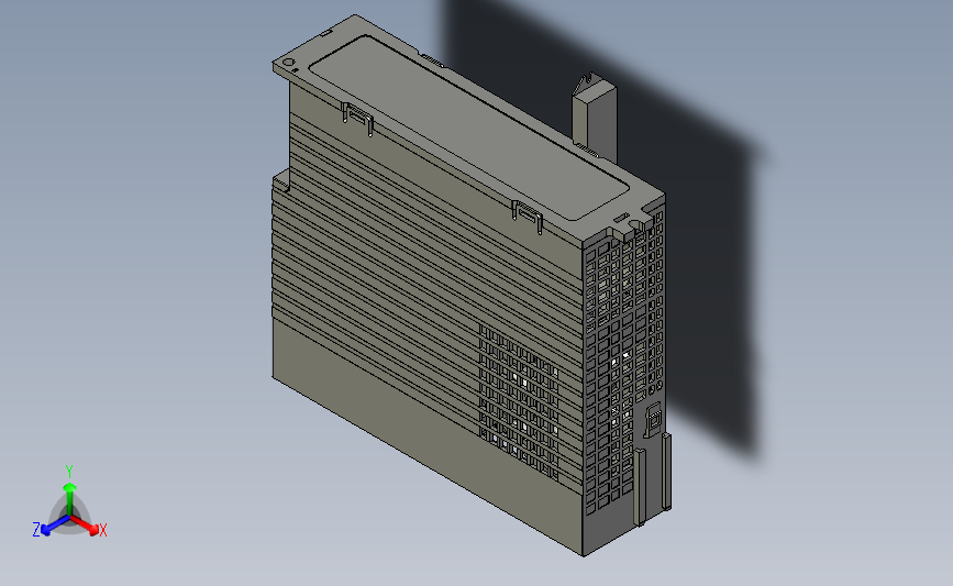 步科FD5系列驱动器图纸_3D