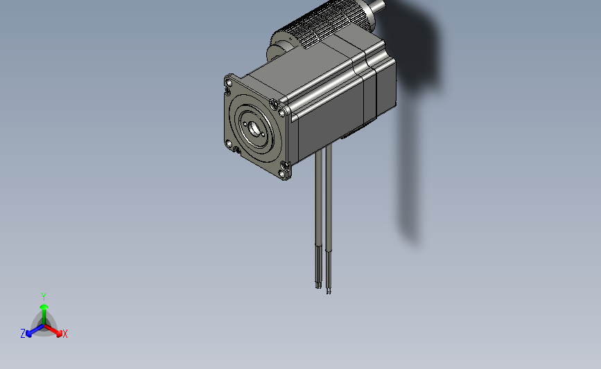 闭环步进电机与驱动器CME标准型60机座3D图