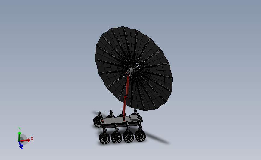 太阳能太空探测车