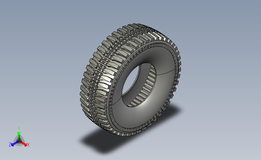 Fedima Sirocco 越野轮胎 900R16 catia step