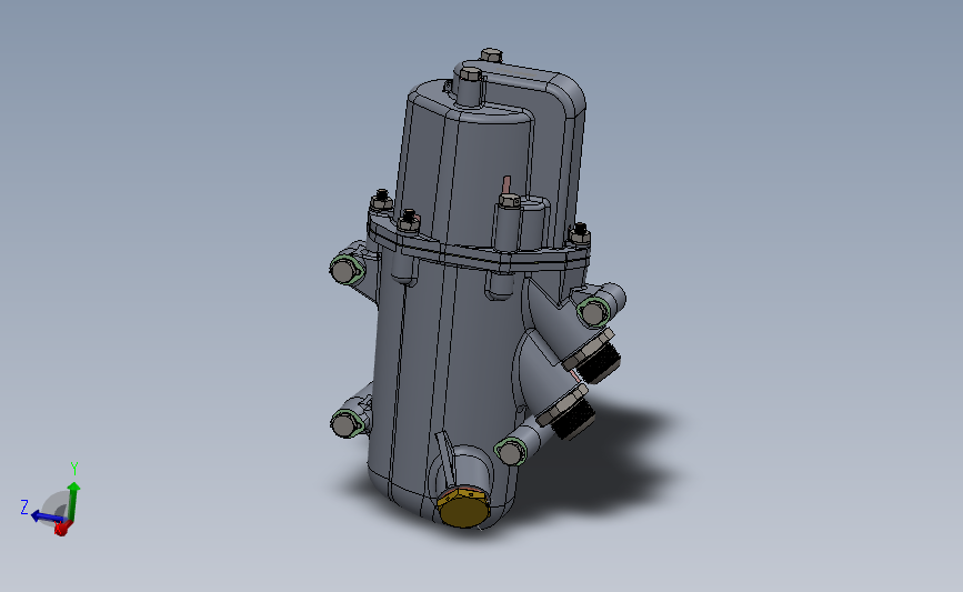 Merlin 62 发动机的机油滤清器单元