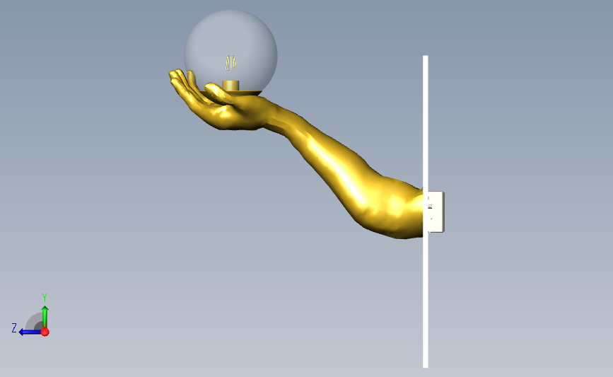 壁灯catia sw