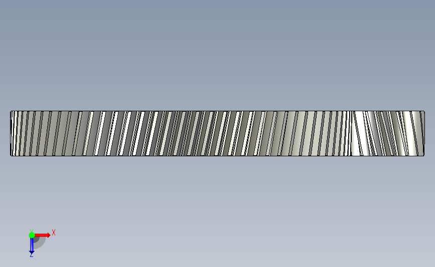 参数 PTC CREO 3 正齿轮和斜齿轮 俯视图