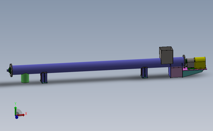 螺旋输送机设计模型3D