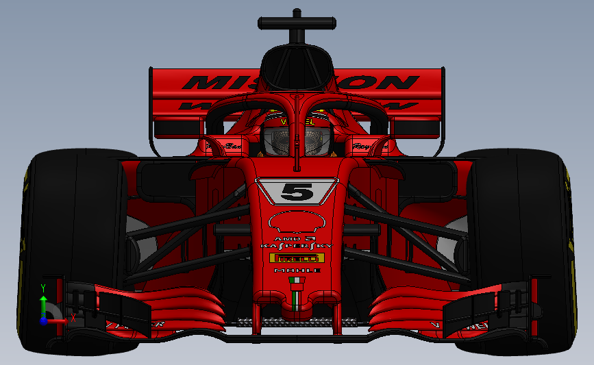 F1 法拉利 SF71H赛车