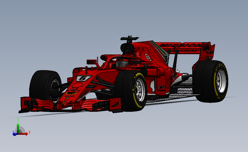 F1 法拉利 SF71H赛车