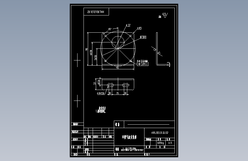 90度气缸安装座.dwg