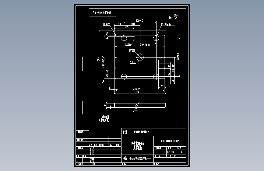 90度转向气缸支撑顶板.dwg
