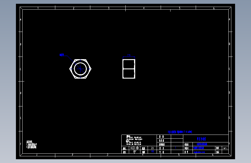 1型六角螺母 C级M8[GB／T 41-2000].dwg