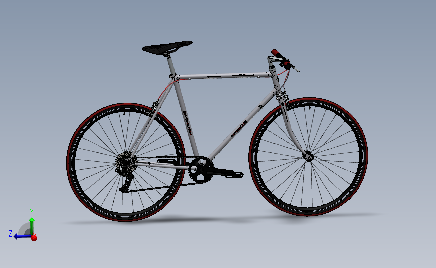 公路自行车超精细模型sw step