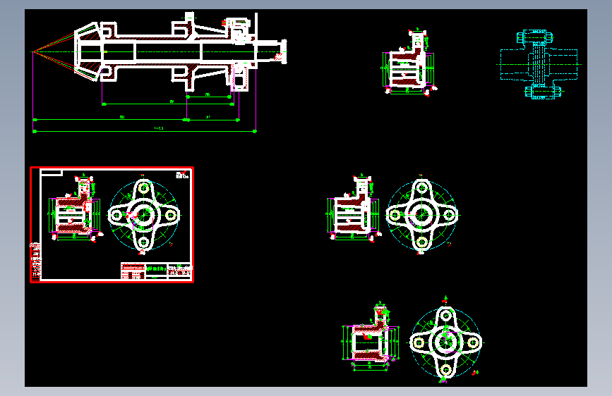 1200圆锥破碎机全套图之联轴器.dwg