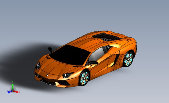 兰博基尼aventador LP700-4 超级跑车sw