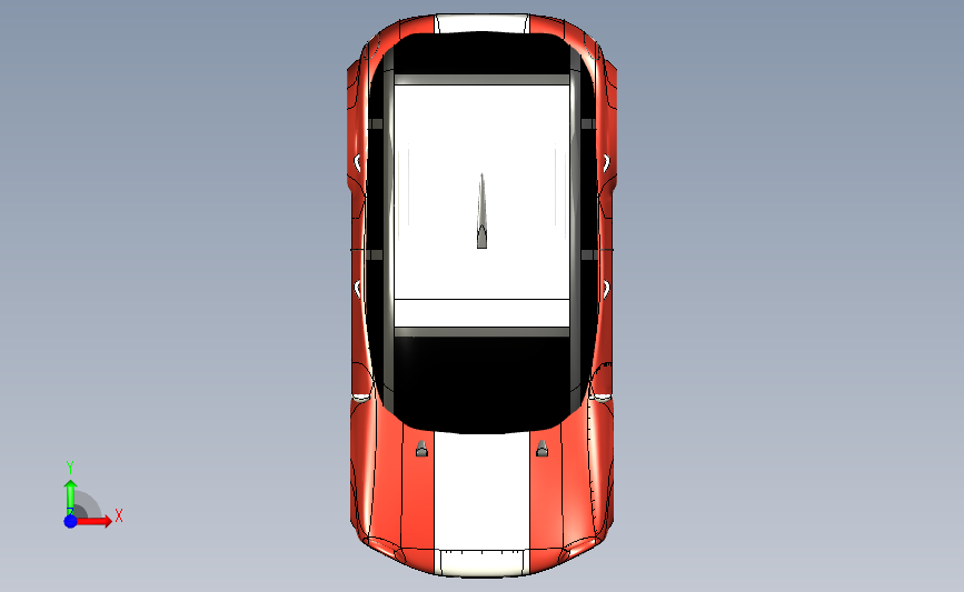 两厢车汽车mini cooper 正面视图